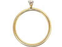 18ct Gold & Diamond Baguette Ring