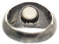 Silver Moonstone Ring