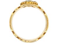 19th Century 18ct Gold Zodiac & 1811 Comet Ring set with Rose Diamonds