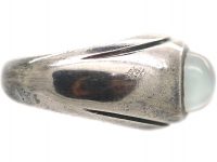 Silver Moonstone Ring