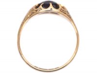Victorian 9ct Gold Ring set with an Almandine Garnet
