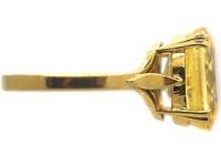 18ct Gold Natural Yellow Sapphire Ring that Weighs Nine Carats