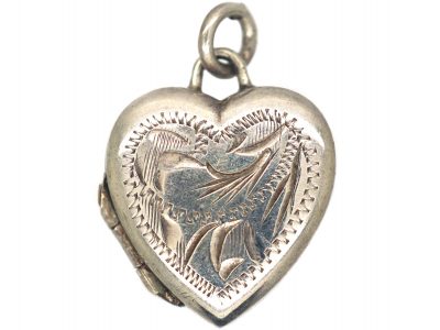 Silver Heart Shaped Locket