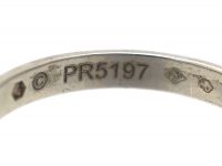 Platinum & Diamond Wedding Ring by Cartier