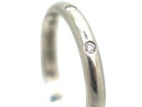 Platinum & Diamond Wedding Ring by Cartier