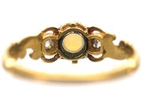 Regency 15ct Gold, Opal & Diamond Ring