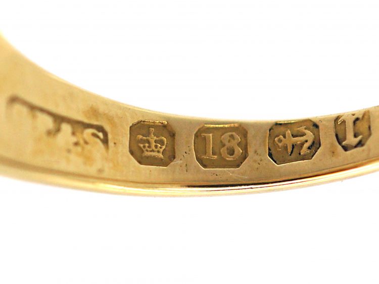 Victorian 18ct Gold & Diamond Ring