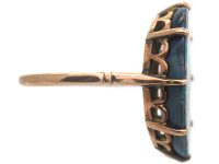 Art Deco 14ct Gold, Opal Doublet Ring