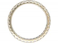 18ct White Gold & Diamond Narrow Eternity Ring