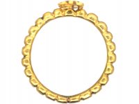 Georgian 18ct Gold Ring with Heart & Crown