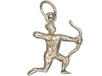 Silver Sagittarius Charm