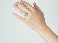 Art Deco Platinum, Five Stone Diamond Ring