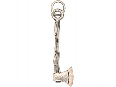 Silver Axe Charm