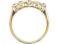 Edwardian 18ct Gold & Platinum, Five Stone Diamond Ring