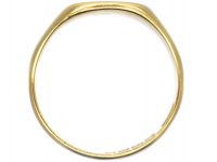 Edwardian 18ct Gold Ring with a Heraldic Crest of a Pelican and a Crown