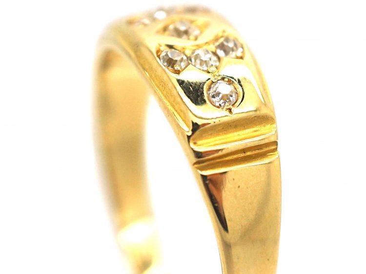 Victorian 18ct Gold & Diamond Ring