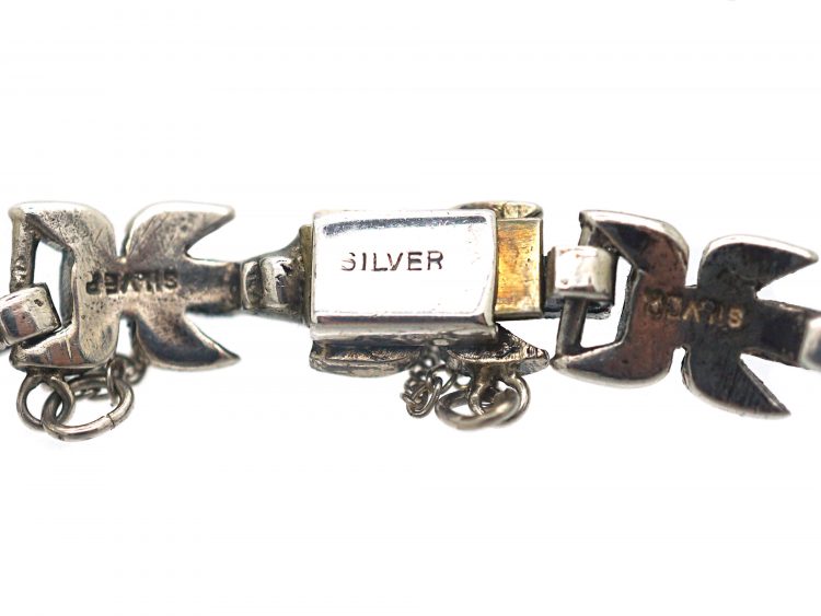 Art Deco Silver & Marcasite Bracelet