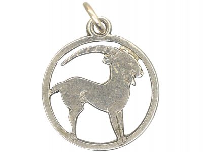 Silver Aries Charm