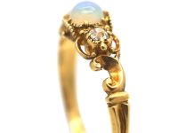 Regency 15ct Gold, Opal & Diamond Ring