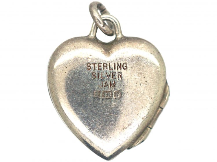 Silver Heart Shaped Locket