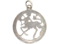 Silver Sagittarius Charm