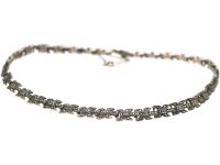 Art Deco Silver & Marcasite Necklace