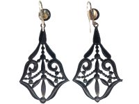 Victorian Vauxhall Glass Drop Earrings