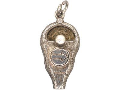 Silver Parking Meter Charm