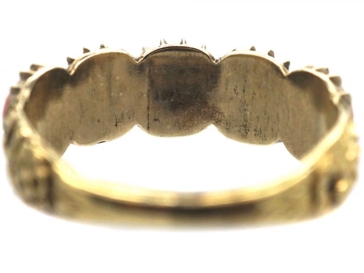 Georgian 15ct Gold & Coral Ring