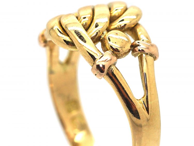 Edwardian 18ct Gold Knot Ring