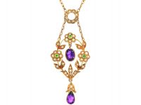 15ct Gold Suffragette Pendant Retailed by Murrle Bennett & Co
