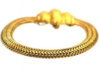 Victorian 15ct Gold with Triple Coil Motif Bracelet