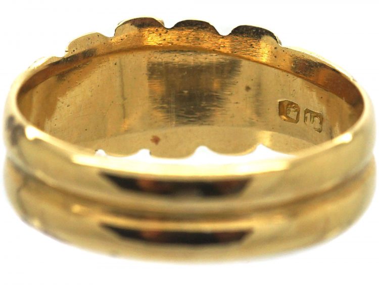 Edwardian 18ct Gold Keeper Ring
