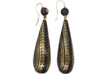 Victorian Pique Drop Earrings