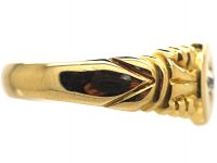 Edwardian 18ct Gold & Diamond Gypsy Ring