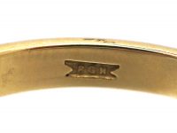 18ct Gold, Sapphire & Diamond Three Stone Ring