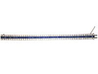 Art Deco Platinum, Sapphire and Diamond Triple Line Cocktail Bracelet