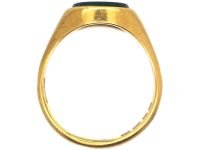18ct Gold Signet Ring set with a Bloodstone