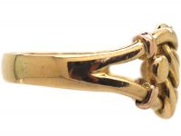 Edwardian 18ct Gold Knot Ring