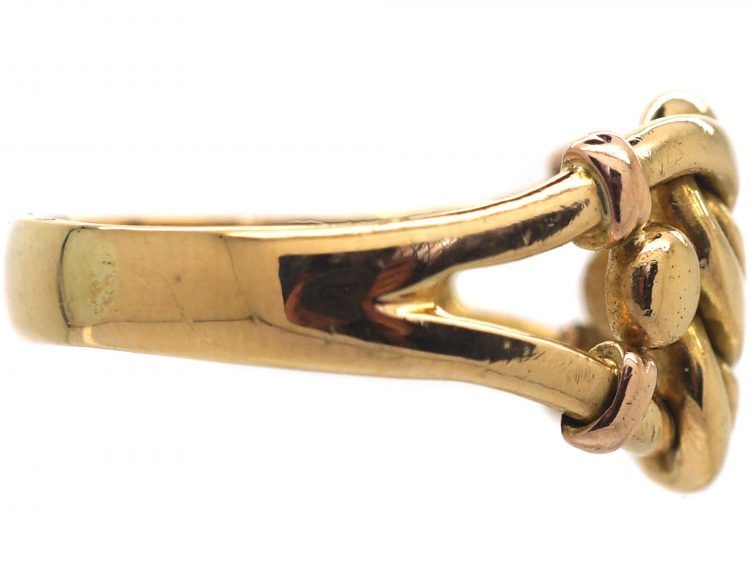 Edwardian 18ct Gold Knot Ring