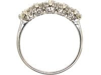 Art Deco Platinum Five Stone Diamond Ring