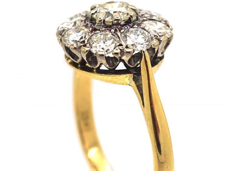 18ct Gold & Diamond Cluster Ring