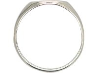18ct White Gold Signet Ring with Intaglio of a Griffin