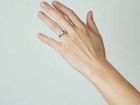 Art Deco Platinum, Diamond Solitaire Ring