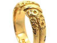 Edwardian 18ct Gold Keeper Ring
