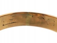 Edwardian 18ct Gold Knot Ring set with Three Diamonds