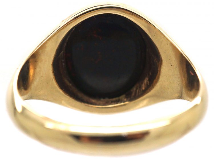 9ct Gold & Bloodstone Signet Ring