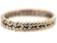 Edwardian 15ct Gold & Platinum Illusion Wedding Ring