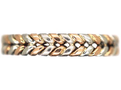 Edwardian 15ct Gold & Platinum Illusion Wedding Ring