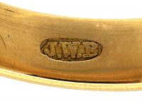 Edwardian 22ct Gold Wedding Band with Hearts & Star Motif